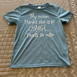 Shein Blue Moms in Charge Tee ~ 7
